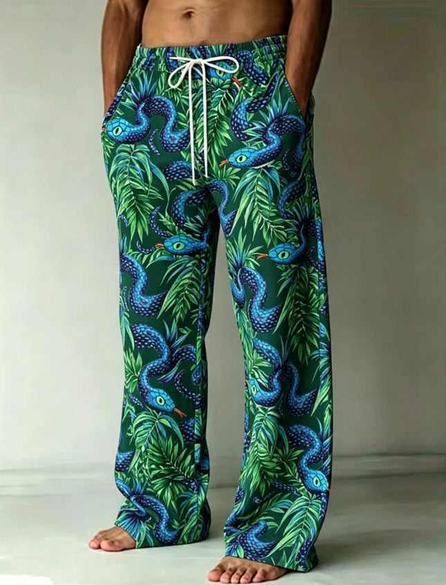 Men's horror Halloween printed casual pants, suitable for themed parties, outdoor activities, and holiday occasions