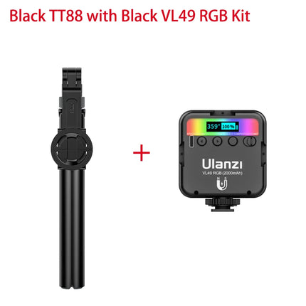 Ulanzi TT88 1.44M Overhead Selfie Stick Phone Tripod with Magnetic Clamp Wireless Remote Extension Tripod for LiveStreaming Vlog