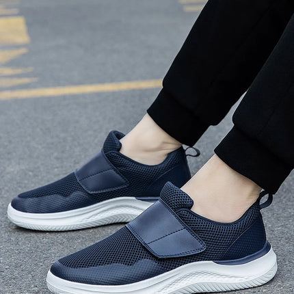 Men's Orthopedic Wide Swollen Feet Walking Casual Shoes Thumb Eversion Adjusting Soft Comfortable Diabetic Men's Shoes Large Size