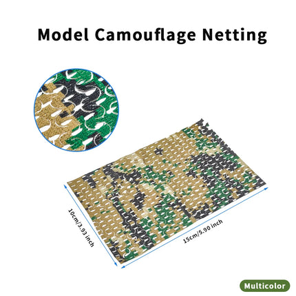 Military Camouflage Net Disguise Net for Scale Diy Model Making/Tank Vehicle Kits/Landscape/Dioramas Supplies/Decoration 1pc