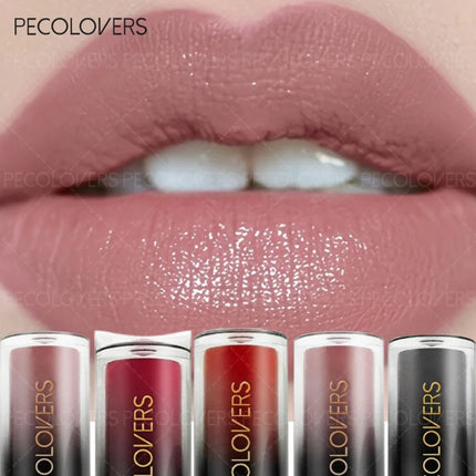 Waterproof Lipstick Lip Gloss Makeup Non-stick Cup Lip Tint Matte Long Lasting Nude Liquid Lip Stick