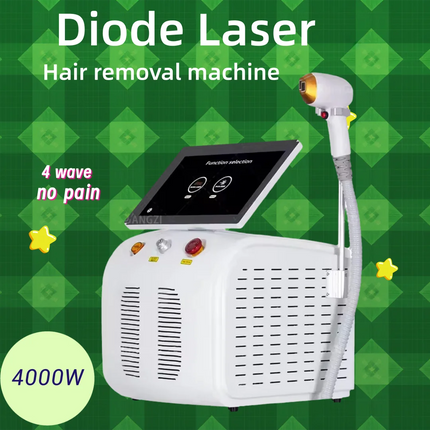 808 Diode Laser Hair Removal Machine 2025 4Wave 3000w Alma Soprano Titanium Painless Permanent Portable