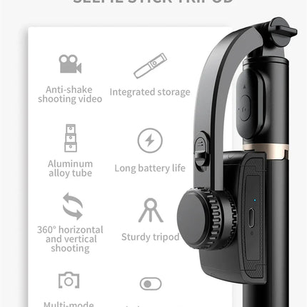 Handheld Gimbal Stabilisateur Estabilizador Selfie Stick Smartphone Action Kameralar Bluetooth Tripod For Live Broadcast
