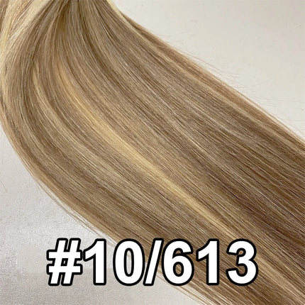100% Real Human Vietnamese Hair Extensions no Weft Honey Blond Hair Bulks Virgin Hair Straight Weaving Hair for Braiding
