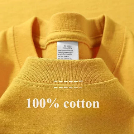 Summer Cotton Heavy Duty 300g American Pure Cotton Short-Sleeve T-shirt Men's Casual Base Top Oversized T-Shirt