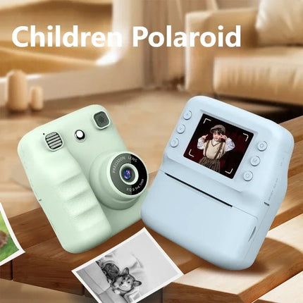 Mini Thermal Printer Children Camera Educational Kids Camera Photography HD Video Recorder Instant Print Photo Christmas Gifts