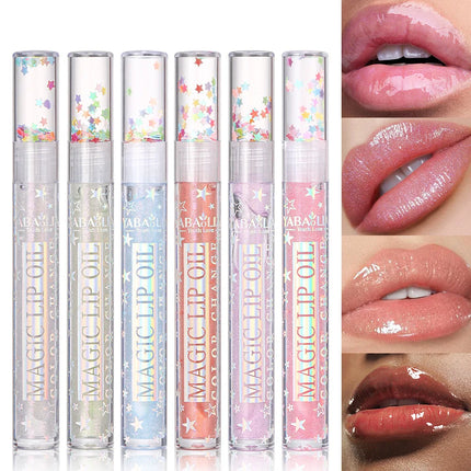 Lip Gloss Set Plumping Transparent Gloss Lip Oil Makeup Moisturizing Glitter Clear Mirror Lipstick Primer Cosmetic