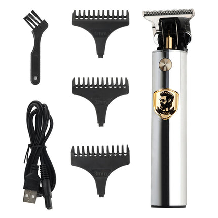 Vintage Hair Clipper Electric Hair Trimmer USB Charging Hair Cutting Machine Portable Shaver Professional Barber Men's Gifs