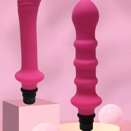 FREDORCH Sex Machine Attachments Fascia Gun Massage Head to Silicone Dildo Sex Toys for Men Women Vibrators Penis Masturbation