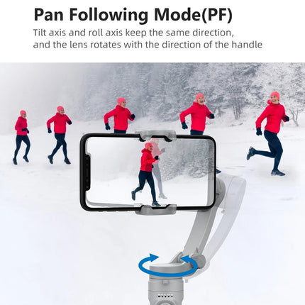 AXNEN HQ3 3-Axis Gimbal Stabilizer for Smartphone Handheld Phone Video Record, Android iPhone Tiktok Vlog Cellphone Stabilizer