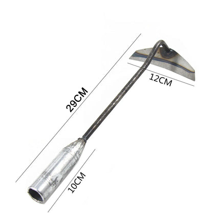 Garden Hoe Weeders Carbon Steel Gardening Hook and Weeding Tool Dual-Purpose Hardened Weeding Hoe for Easily Removing Weeds