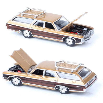 Auto Star AW 1/64 Scale Old 1970 Chevrolet Impala Kingswood Estate Station Wagon Diecast & Vehicles Chevy Metal Car Model Toy