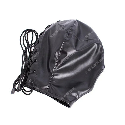 Cosplay Head Hood Mask BDSM Adult Games Slave Sex Toys For Men Women Gay Erotic Toys Sexy Restraint Open Eyes Headgear Roleplay