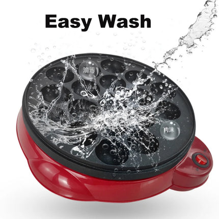 220V EU/AU/UK Chibi Maruko Baking Machine Household Electric Takoyaki Maker Octopus Balls Grill Pan Professional Cooking Tools