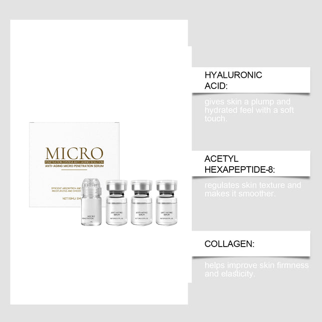 Deep Collagen Anti-Wrinkle Essence Hydrating Firming Pore-cleaning Anti-aging Essence Set  @276%hfgGE678"|