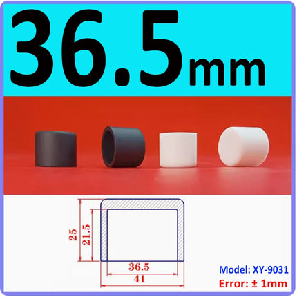 White/Black Silicone Rubber Round Caps Protection Gasket Dust Seal End Cover Caps For Pipe Bolt Furniture 3mm-78.5mm