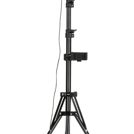 Tripod With LED Ring Light For Phone Tripod Camera Stand Selfie Photography Light LED Lamp Color Photo Studio For YouTube Live