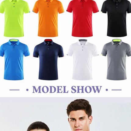 Casual Sports Quick-drying Lapel Short-sleeved POLO Shirt Cycling Suit Fitness Suit For Men