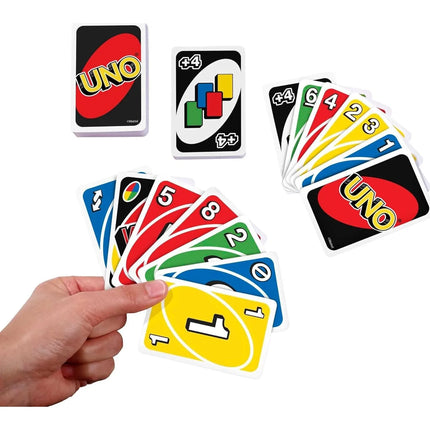 100% Original Mattel UNO Card Game Deck Poker Board Games 112 Playing Card Game Christmas Gift Card Game Games for Kids