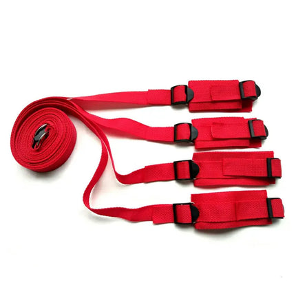 Adults Bed Hand And Foot Restraints Adjustable SM Bondage Straps Toys For Man Restraints Collar Bdsm Slave Goods Couples Game