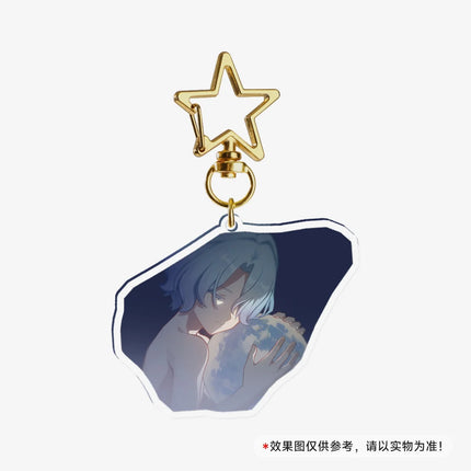 Game Honkai Star Acrylic Keychains Stand Cyrene DanHeng Evernight Cerydra Castorice Phainon Figure Pendant Car Key Chain Gifts