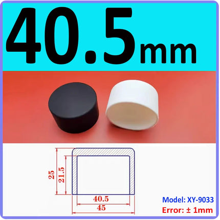 White/Black Silicone Rubber Round Caps Protection Gasket Dust Seal End Cover Caps For Pipe Bolt Furniture 3mm-78.5mm