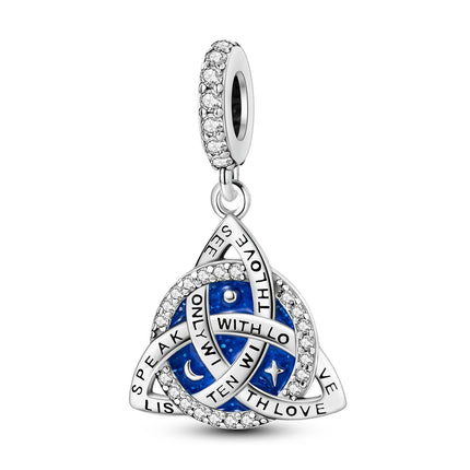 Charm Silver 925 Beads Blue Series Fit Bracelet Charms DIY Original Fashion  Pendants For Jewelry Maing