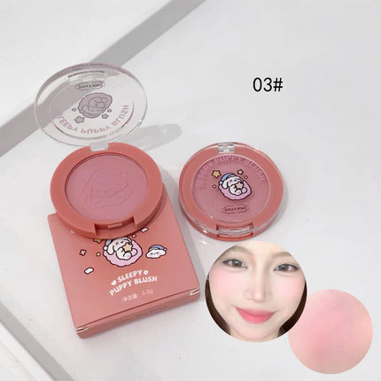JOLLY JOJO Sleepy Puppy monochrome Blush Expansion Matte Naturally Brightening Highlights Blush