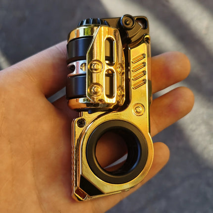 EDC Fidget Sliders Fidget Toys Tuning Fork Magnetic Push Egg Mechanical Ratchet Crisp Sound Cyber Core Multi-functional Toys