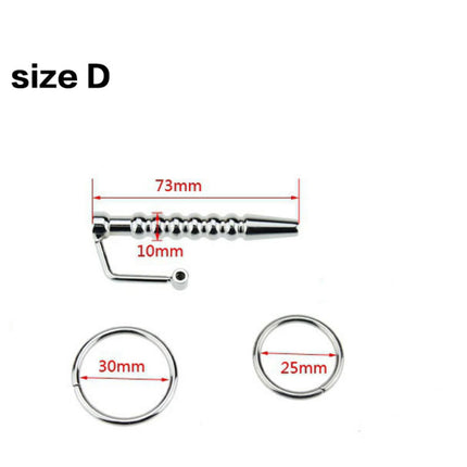 WAKEWAY 4Size Horse Eye Wand Male Urethral Dilator Urine Plug Erotic Toys Penis Ring Sm Insertion Horse Eye Tool