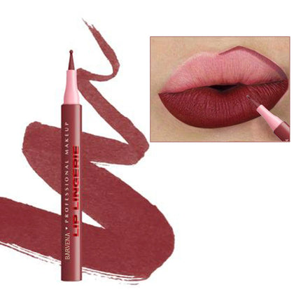 Matte 12 color lipliner, outline lip lipstick lipliner, waterproof, sweat resistant, smooth, dripping liquid lip liner