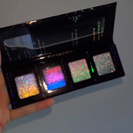 DRAMO Chameleon Eyeshadow Highly Pigmented Overlay Gradient Ayering Laser Optical Iridescent Eye Makeup 6g