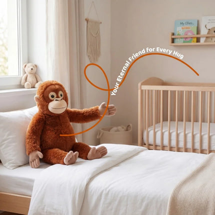 66cm Soft Gorilla Monkey Plush Toy Animal Pillow Gift for Children And Girlfriends - Birthday Or Christmas Plushie