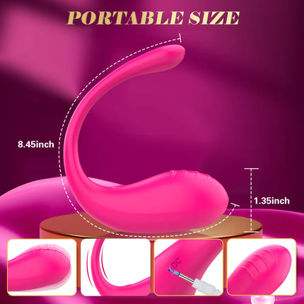 9-Speed APP Controlled Vaginal Vibrators G-Spot Anal Vibrating Egg Massager Wearable Stimulator Adult Sex Toys for Women Couple