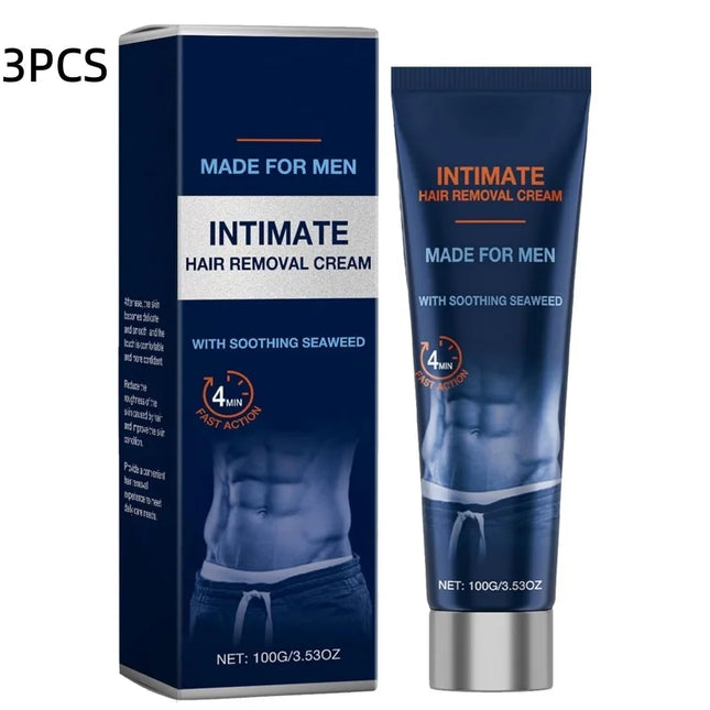 Avocado Man Hair Removal Cream Intimate Areas Good Smelling Non Irritating Permanent Painless Body Beard Hair Remover