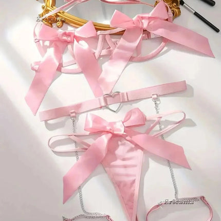 Erotic Underwear Bras Sets For Women Lace Garter Lingerie Intimates 2025 Underwire Bra And Panty Thongs Ladies Underwear Set