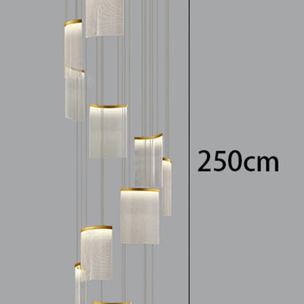 Modern home decor led lights pendant light lamps forstaircase Chandeliers for living room hanging light indoor lighting