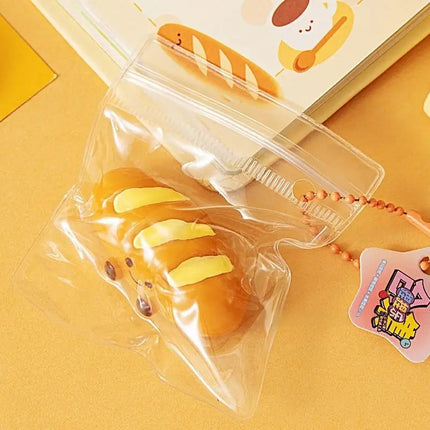 5Pcs Bread Dumping Food Stress Relief Squeeze Toys Mini Mochi  Toys Sensory Pinch Fun Party Favor Gift Keychain PendantHot