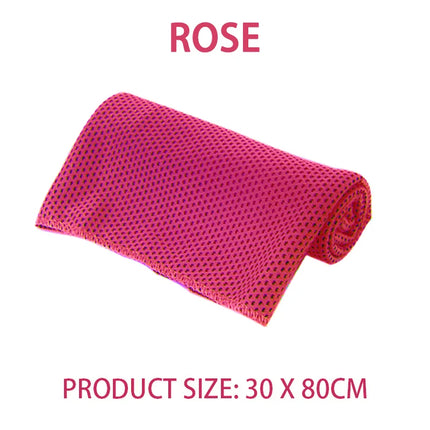 Outdoor Microfiber Quick Drying Sports Cooling Ice Towel Cold Sports Towel Fitness Cool Towel Camping