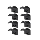 Black 8Pcs