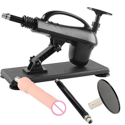 Portable Automatic Sex Machine with Big Dildo for Women Masturbation Pumping Gun for Couple Men Sex Toys