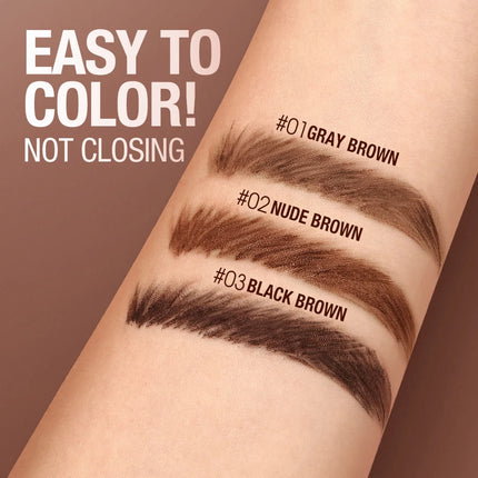 O.TWO.O Eyebrow Pomade 2-in-1 Brow Gel Wax Waterproof Long Lasting Creamy Texture Eye Brow Tint Enhancer Cosmetic Makeup
