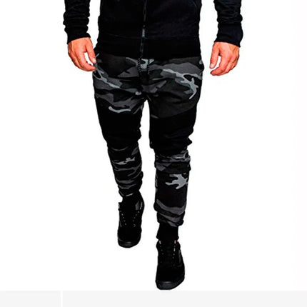 M-5X 2023 Mens Jogger Autumn Pencil Harem Pants Men Camouflage Pants Loose Comfortable Cargo Trousers Camo Joggers