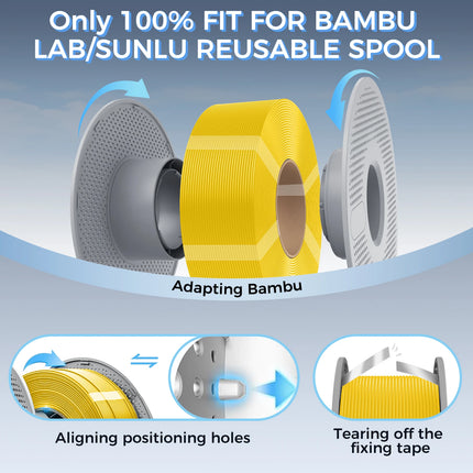 Creality PETG Filament Refill 1.75mm 3D Printer Filament 1kg Filament on Aluminum Reusable Spool Dimensional Accuracy ±0.03mm