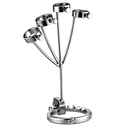 1set, Ring handcuffs, Stainless steel ring,, Screw adjustment, BDSM Bondage sex toy, adult pleasure, sexual wellness, sex toys
