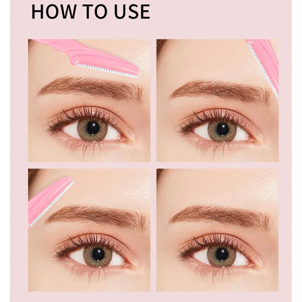Makeup Tools Eyebrow Trimmer Knives Portable Face Razor Hair Remover Cutter Brow Epilation Hair Removal Eye Shaver Blades