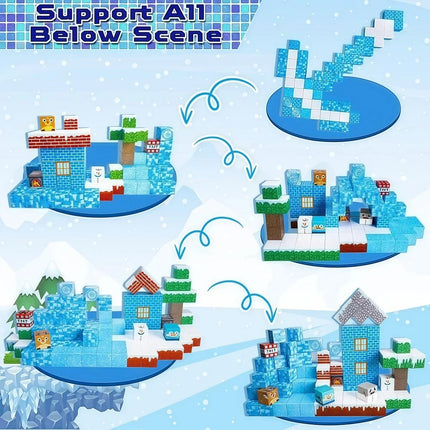 Ice Snow Magnet Blocks / Blocs Glace Neige