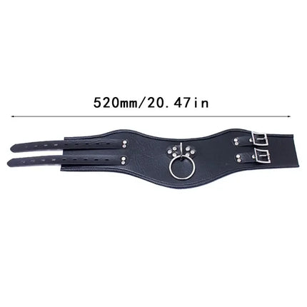 Faux Leather Head Harness Straps Mask Adult Products Oral Fixation Open Mouth Gag BDSM Bondage Roleplay Sex Toys for Women Men