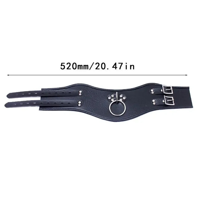 Faux Leather Head Harness Straps Mask Adult Products Oral Fixation Open Mouth Gag BDSM Bondage Roleplay Sex Toys for Women Men