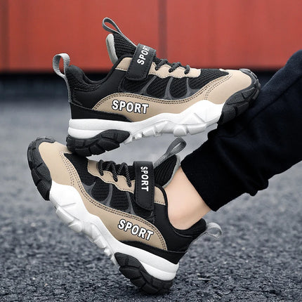 New Winter Versatile Childrens Sports Shoes Breathable Mesh Running Shoes with Foot Protection Soft Stable Daily Casual Shoes
